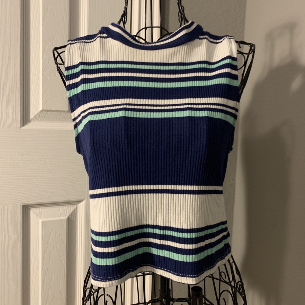Striped crop top